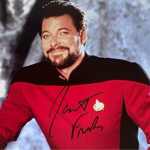 STAR TREK Signed 8x10 / JONATHAN FRAKES as Commander Riker / Film & TV DIRECTOR